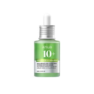 ANUA AZELAIC ACID 10 HYALURON REDNESS SOOTHING SERUM